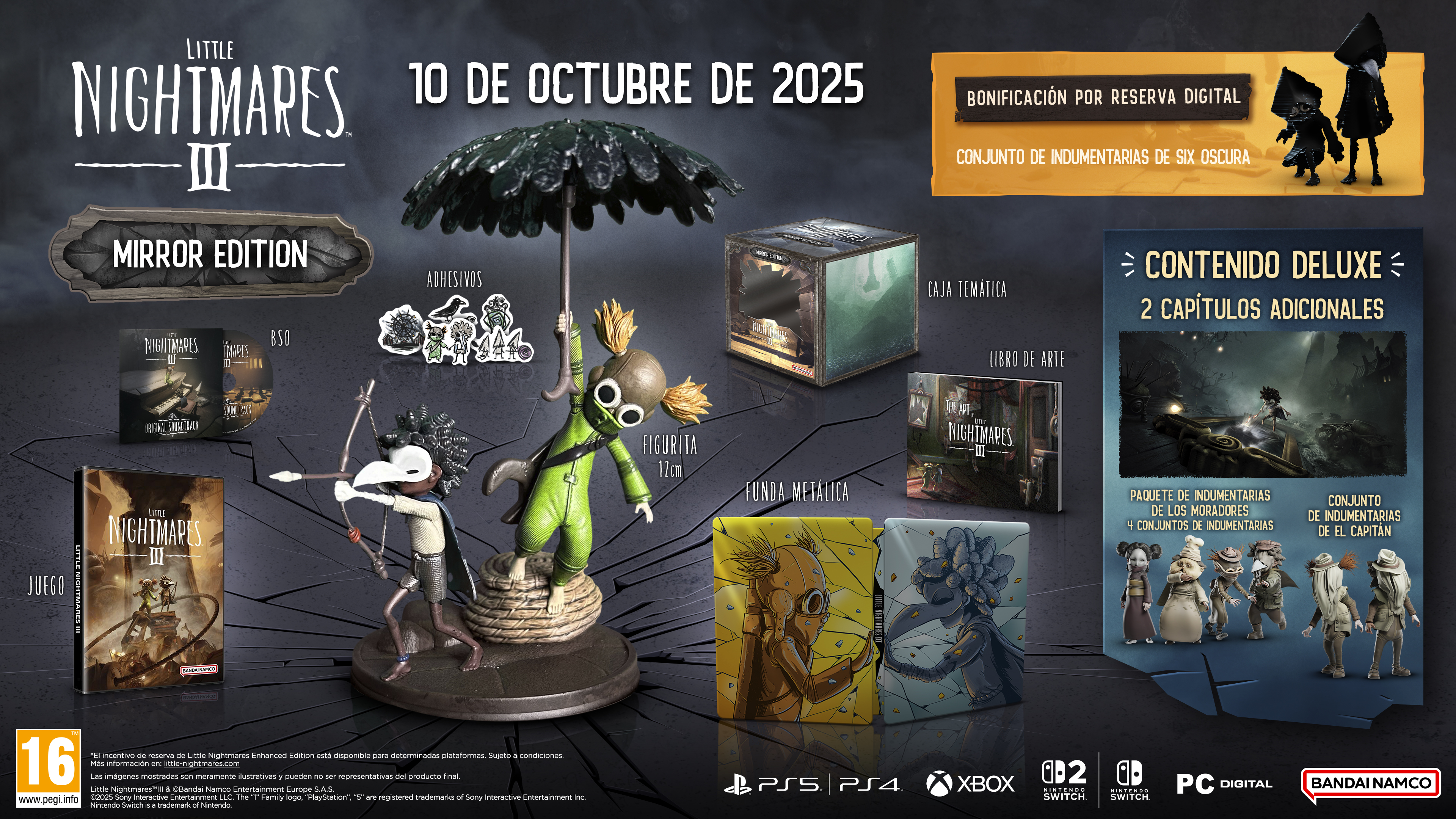 SWITCH2 LITTLE NIGHTMARES III ED CO. MIRROR ED.